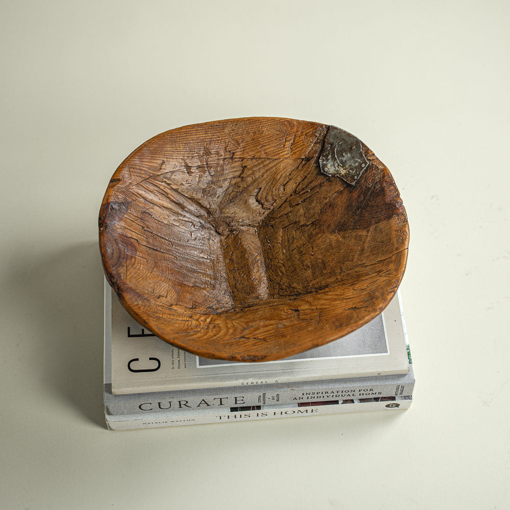 Antique dough bowl No.5